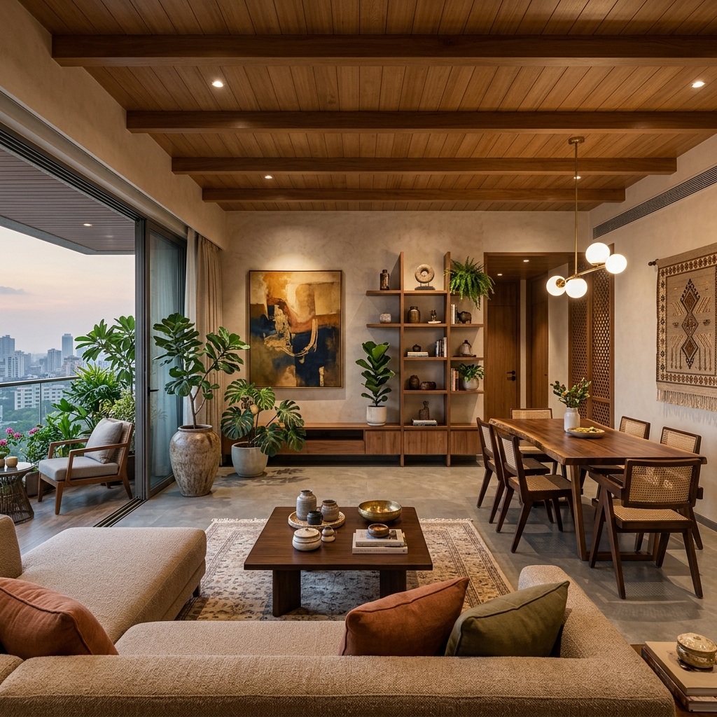 Modern Living Room Interior — Kreative Solution